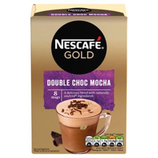 Picture of Nescafe Mocha Double Choc Gold 8pk 167.2g x6